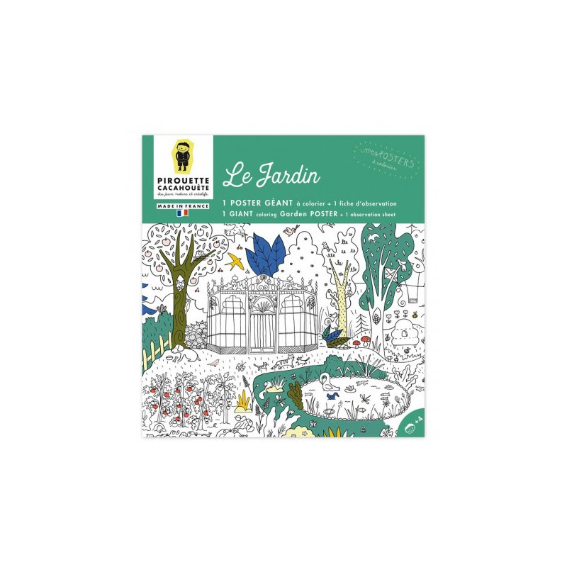 O Jardim - Poster para colorir