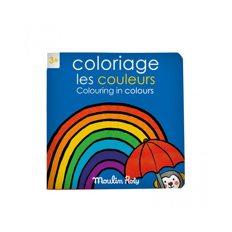 Livro de colorir FR-EN -  As cores Les Popipop
