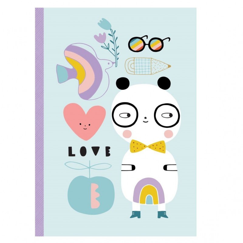 Caderno Panda love