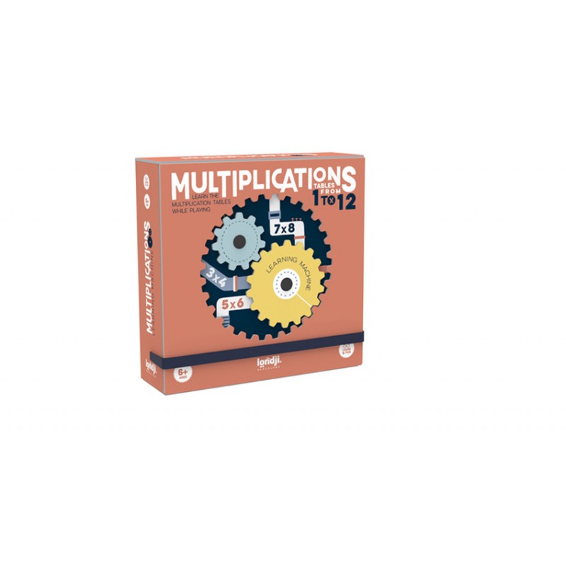 Jogo para aprender a multiplicar - Learn&Fun Multiplications - Londji